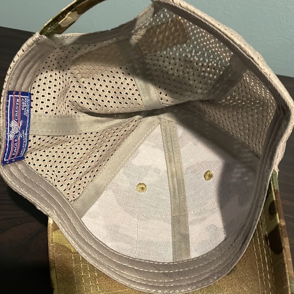 Eagle Crest Multicam Camouflage Adjustable Velcro Closure Baseball Hat Cap - Picture 4 of 5